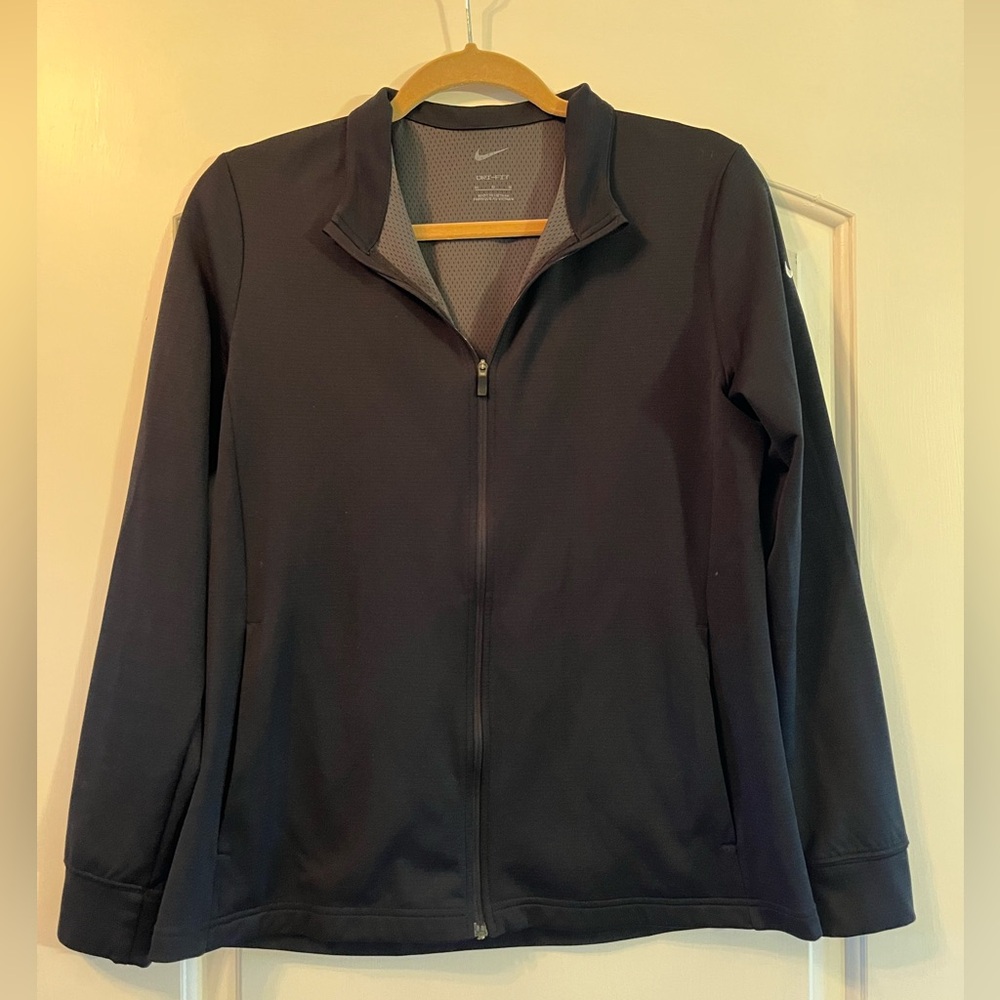 Nike Womens Sz M Dri Fit UV Advantage Full Zip Golf Jacket